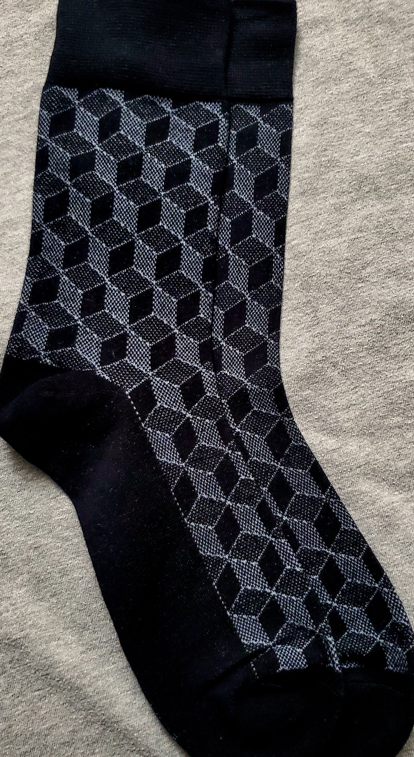 BLACK AND LIGHT GREY SOCKS