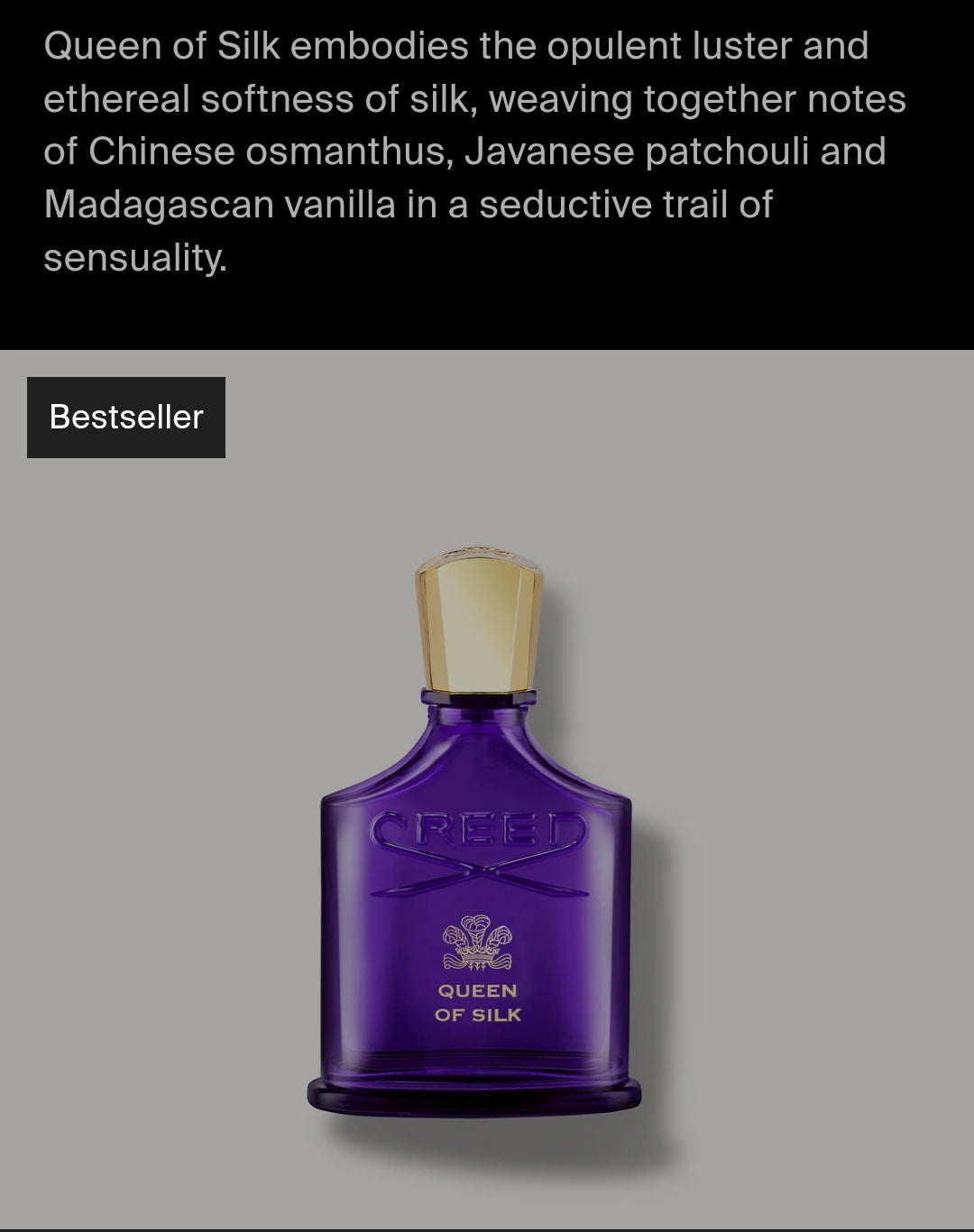 CREED QUEEN OF SILK (FEMININE)