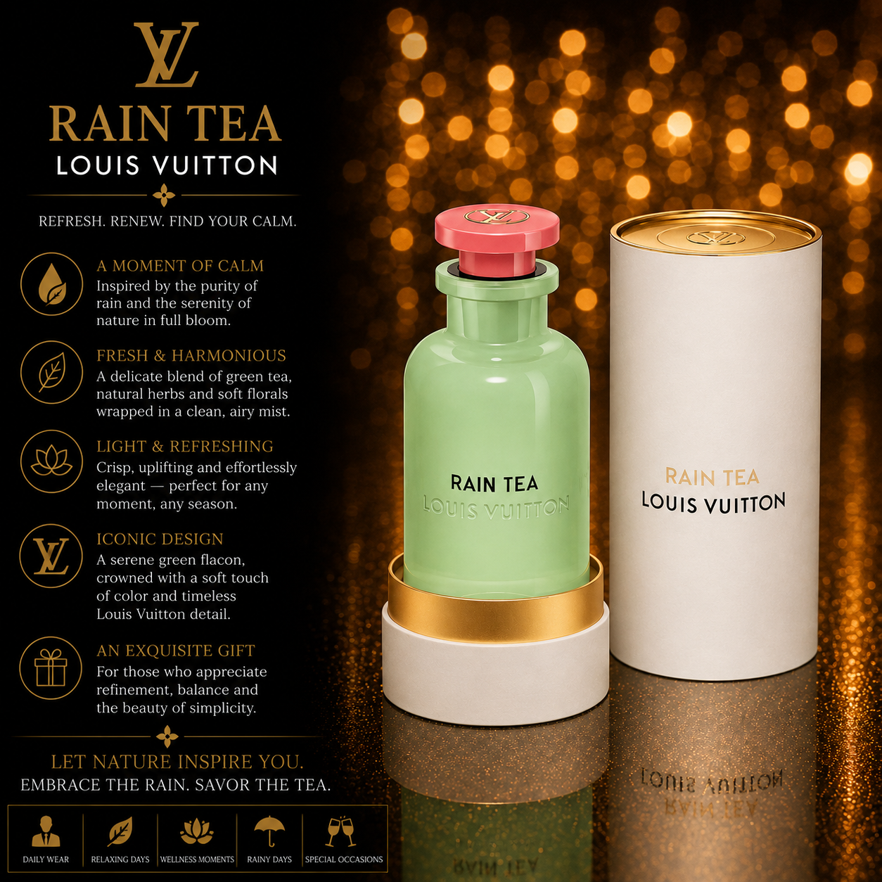 LOUIS VUITTON RAIN TEA COLONGE