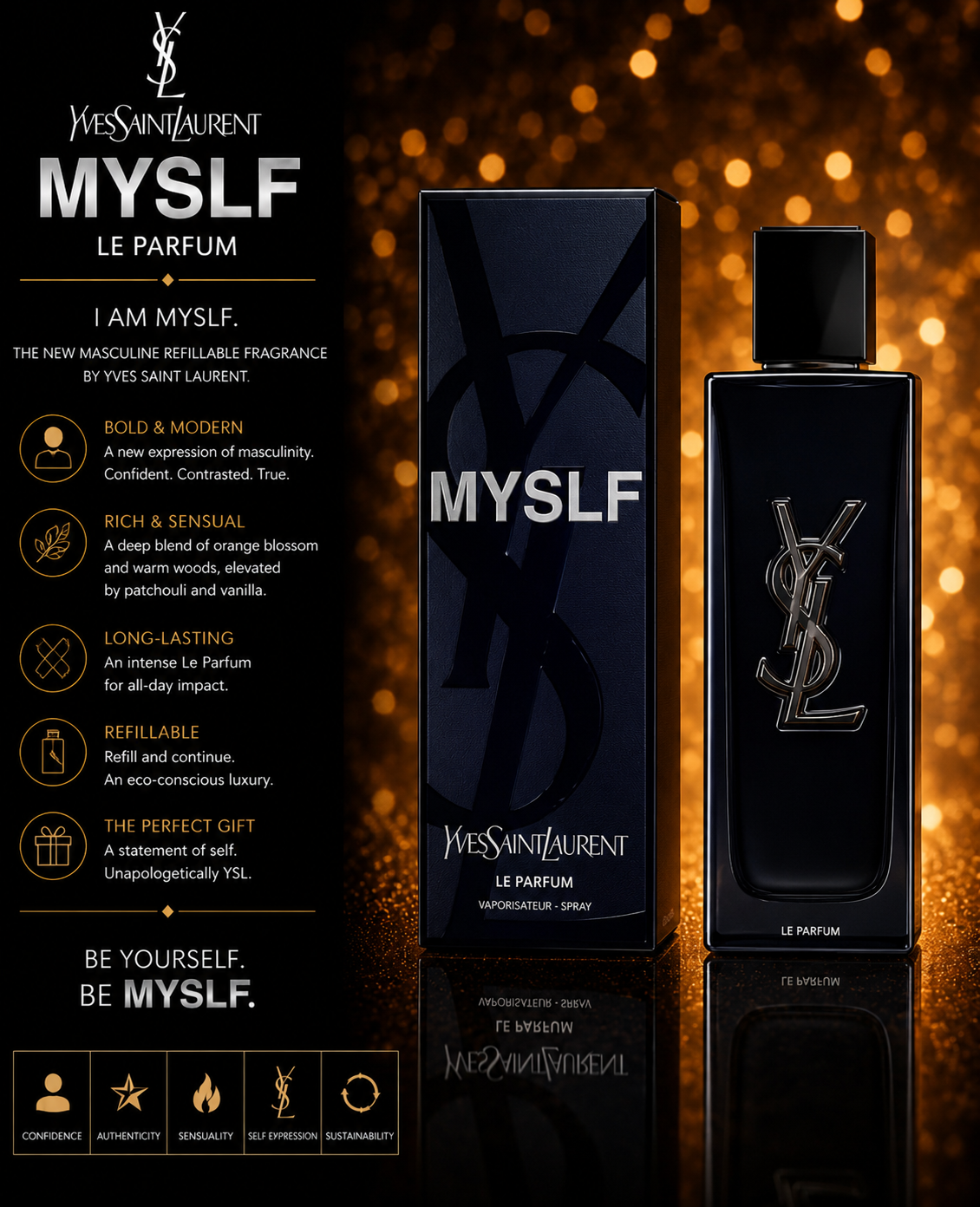 YVES MYSELF LE PARFUM COLONGE