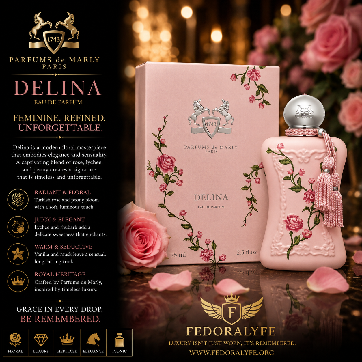 PARFUM DE MARLY DELINA LIMITED EDITION PERFUME