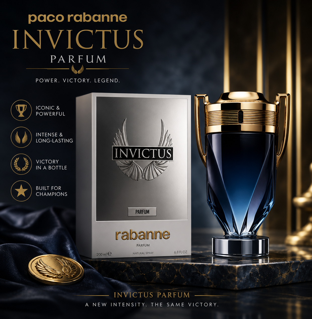 PACO RABANNE INVICTUS PARFUM COLONGE