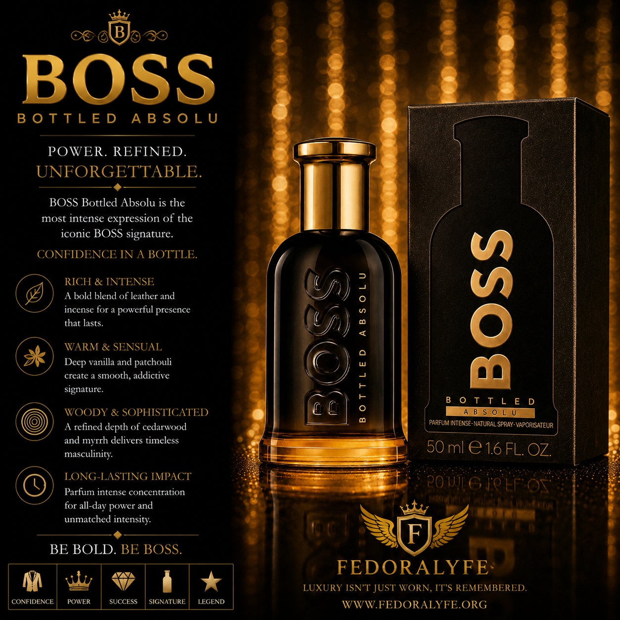 HUGO BOSS ABSOLU COLONGE