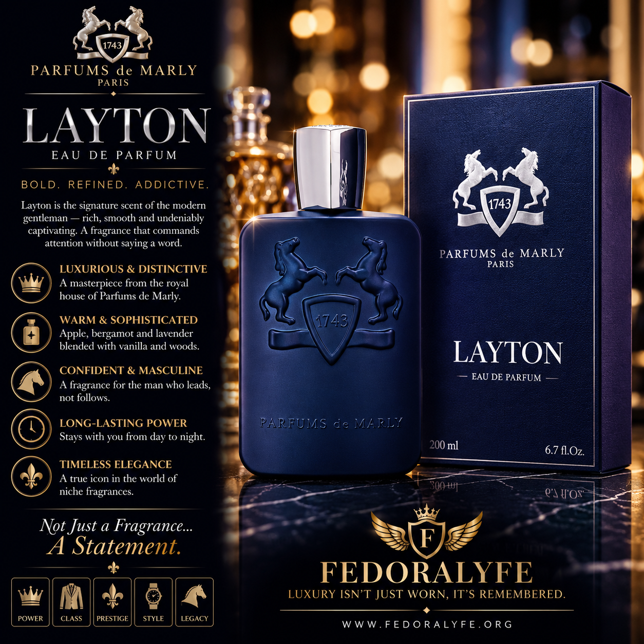 PARFUMS DE MARLY LAYTON COLONGE