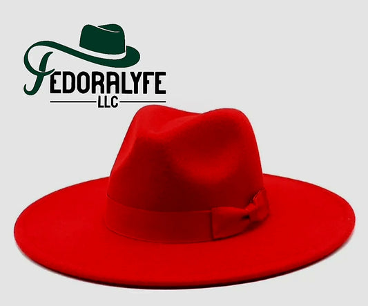 RED FEDORA HAT