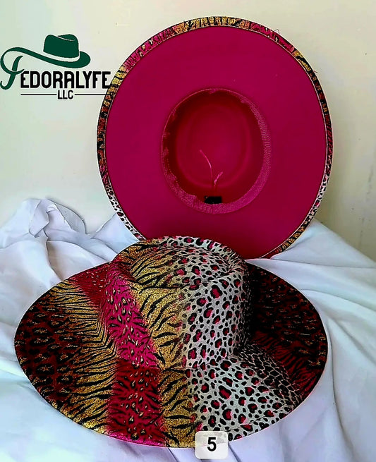 MULTI COLOR FEDORA HAT
