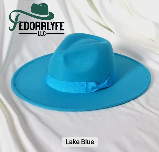 LAKE BLUE FEDORA HAT