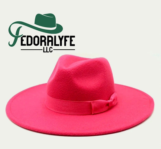 PINK FEDORA HAT