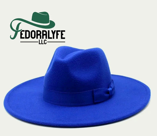 OCEAN BLUE FEDORA HAT
