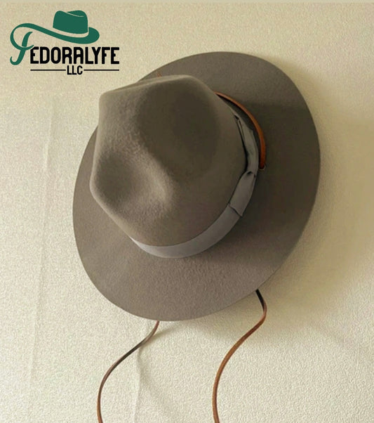 GREY MOUNTAIN CROWN FEDORA