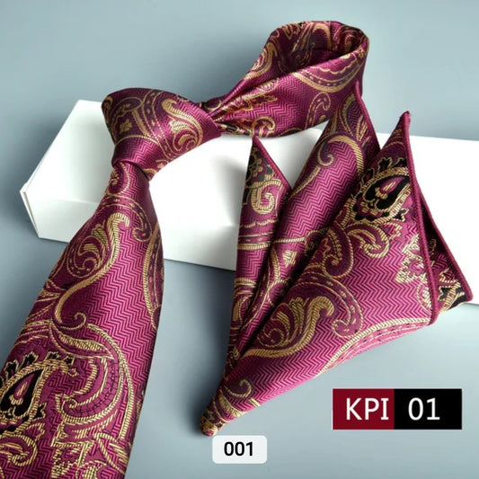 MULTI COLOR TIE AND POCKET SQAURE SET