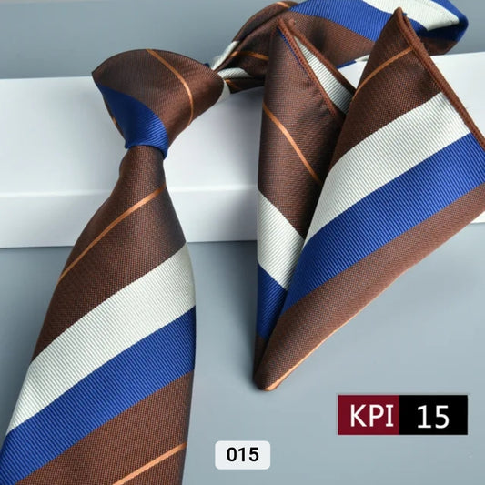MULTI COLOR STRIPED TIE SET