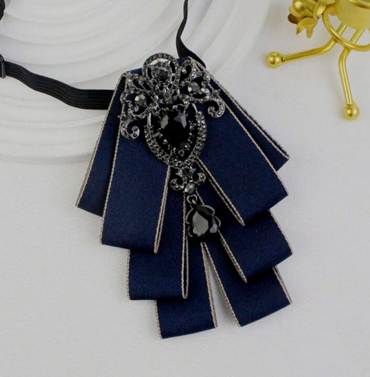 FASHIONABLE BOWTIE NAVY BLUE