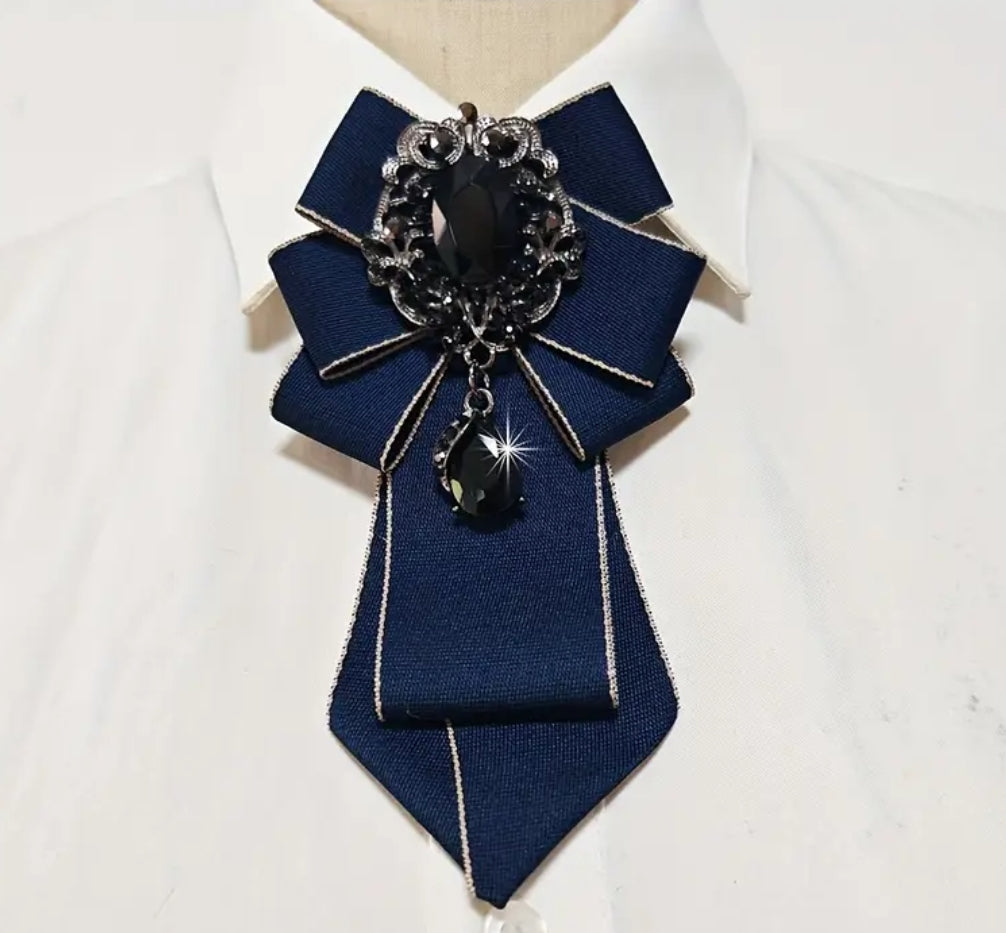 FASHIONABLE BOWTIE NAVY BLUE