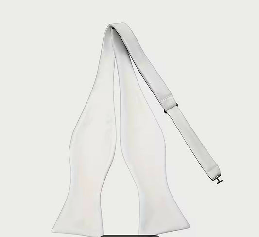 WHITE ELEGANT BOWTIE