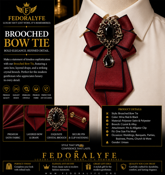 FASHIONABLE BOWTIE MAROON/RED