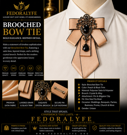 FASHIONABLE BOWTIE APRICOT