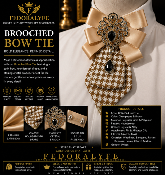 FASHIONABLE BOWTIE BROWN