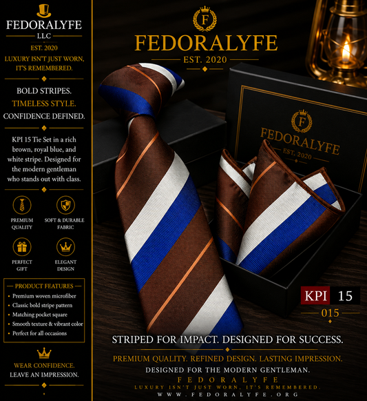 MULTI COLOR STRIPED TIE SET