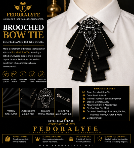 FASHIONABLE BOWTIE BLACK