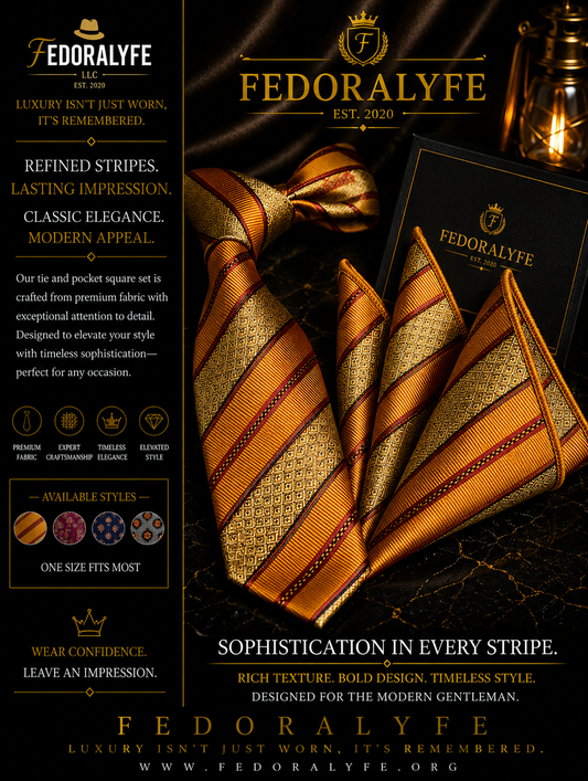 MULTI COLOR STRIPED TIE SET