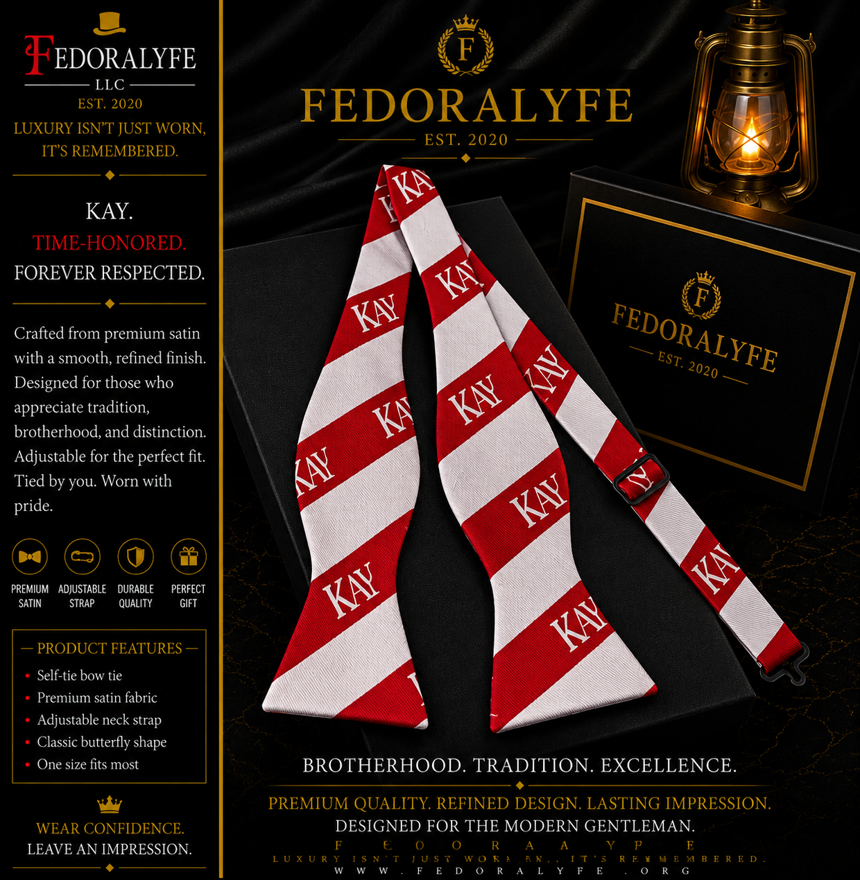KAPPA ALPHA PSI ELEGANT BOWTIE
