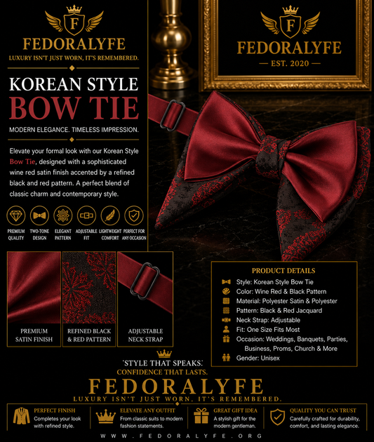 KOREAN STYLE DOUBLE BOWTIE