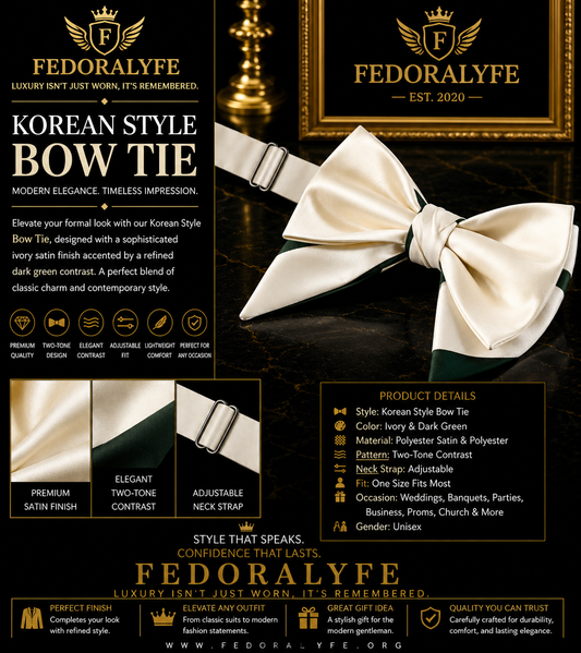 KOREAN STYLE DOUBLE BOWTIE