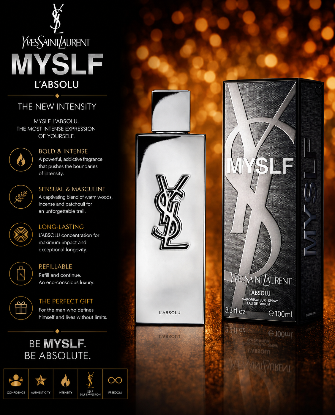 YVES MYSELF LE PARFUM COLONGE
