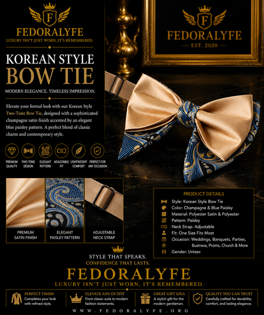 KOREAN STYLE DOUBLE BOWTIE
