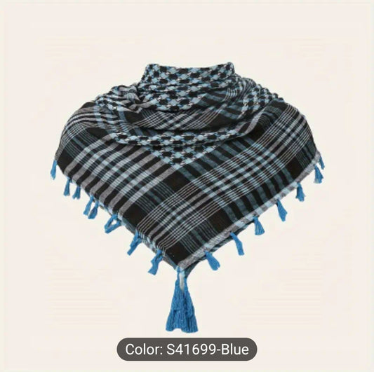 KEFFIYAH SCARF TURQUOISE
